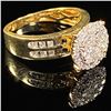 Image 3 : 2.7 DWT 10 KT Gold w/ Diamond Ring Sz: 7