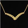 Image 2 : 5.9 DWT 10 KT Gold Pendant w/ Diamond &
