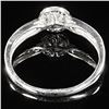 Image 2 : 1.4 DWT 10 KT Wht Gold w/ Diamond Ring Sz:9