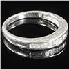 Image 3 : 1.7 DWT 10 KT Wht Gold w/ Diamond Ring Sz:7