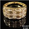 Image 1 : 2.8 DWT 10 KT Gold w/ Diamond Ring Sz: 8