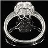 Image 2 : 1.3 DWT 10 KT Wht Gold w/ Diamonds Ring Sz: 7