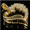Image 3 : 1.5 DWT 10 KT Gold Heart Pendant w/ Diamond