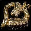 Image 3 : 2.4 DWT 10 KT Gold Heart Pendant w/ Diamond