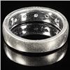 Image 2 : 4.6 DWT 10 KT Wht Gold w/ Diamond Ring Sz:9.5