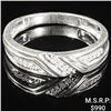Image 1 : 1.9 DWT 10 KT Wht Gold w/ Diamond Ring Sz:10