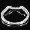 Image 2 : 0.9 DWT 10 KT Wht Gold w/ Diamond Ring Sz: