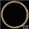 Image 1 : 1.2 DWT 10 KT Gold Circle Pendant w/ Diamond