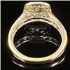 Image 2 : 2.1 DWT 10 KT Wht Gold w/ Diamond Ring Sz:6