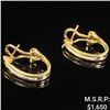 Image 1 : 1.8 DWT 10 KT Gold w/ Diamond Earrings