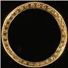 Image 2 : 1.2 DWT 10 KT Gold Circle Pendant w/ Diamond