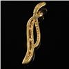 Image 2 : 1.1 DWT 10 KT Gold Pendant w/ Diamond Lining
