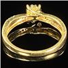 Image 2 : 1.6 DWT 10 KT Gold w/ Diamond Ring Sz: 7