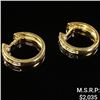Image 1 : 1.8 DWT 14 KT Gold w/ Diamond Earrings