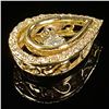 Image 3 : 1 DWT 10 KT Gold Pendant w/ Diamond Lining