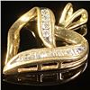 Image 3 : 1.4 DWT 10 KT Gold Heart Pendant w/ Diamond