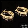 Image 1 : 2.1 DWT 14 KT Gold w/ Diamond Earrings