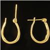 Image 2 : 2.1 DWT 14 KT Gold w/ Diamond Earrings
