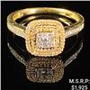 Image 1 : 1.7 DWT 10 KT Gold w/ Diamond Ring Sz: 7