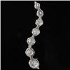Image 2 : 0.6 DWT 14 KT Wht Gold Pendant w/ Diamond Lining