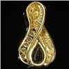 Image 2 : 1 DWT 10 KT Gold Pendant w/ Diamond & Gem