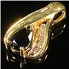 Image 3 : 1 DWT 10 KT Gold Pendant w/ Diamond & Gem
