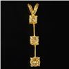 Image 2 : 1 DWT 14 KT Gold Pendant w/ Diamonds