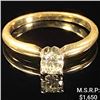 Image 1 : 1.3 DWT 14 KT Gold w/ Diamond Ring Sz: 5.5