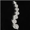 Image 2 : 0.5 DWT 14 KT Wht Gold Pendant w/ Diamond Lining