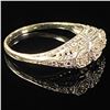 Image 3 : 2 DWT 10 KT Wht Gold w/ Diamonds Ring Sz: 7.5