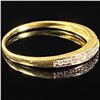 Image 3 : 1.1 DWT 14 KT Gold w/ Diamond Ring Sz: 9.5