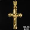 Image 1 : 2.4 DWT 10 KT Gold Cross Pendant