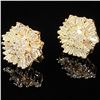 Image 3 : 1.6 DWT 10 KT Gold w/ Diamond Earrings