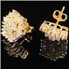 Image 4 : 1.6 DWT 10 KT Gold w/ Diamond Earrings