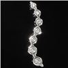 Image 2 : 0.4 DWT 14 KT Wht Gold Pendant w/ Diamond Lining