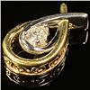 Image 3 : 1.3 DWT 10 KT Gold Pendant w/ Diamond
