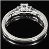 Image 2 : 1.2 DWT 10 KT Wht Gold w/ Diamond Ring Sz:7