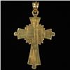 Image 2 : 1.7 DWT 10 KT Gold Cross Pendant