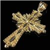 Image 3 : 1.7 DWT 10 KT Gold Cross Pendant