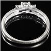 Image 2 : 1.2 DWT 10 KT Wht Gold w/ Diamond Ring Sz:6
