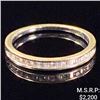 Image 1 : 1.3 DWT 14 KT Wht Gold w/ Diamond Ring Sz:6.5