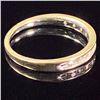 Image 3 : 1.3 DWT 14 KT Wht Gold w/ Diamond Ring Sz:6.5