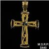 Image 1 : 0.8 DWT 10 KT Gold Cross Pendant