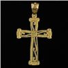 Image 2 : 0.8 DWT 10 KT Gold Cross Pendant
