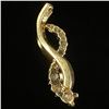 Image 2 : 0.9 DWT 10 KT Gold Pendant w/ Diamond Lining