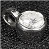 Image 3 : 0.8 DWT 14 KT Wht Gold Pendant w/ Diamond