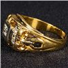 Image 2 : 4.2 DWT 14 KT Gold w/ Diamonds Ring Sz: 10.5
