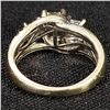 Image 3 : 3.1 DWT 14 KT Wht Gold w/ Diamond Ring Sz:5.5