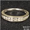 Image 1 : 1.4 DWT 10 KT Wht Gold w/ Diamond Ring Sz:6