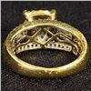 Image 3 : 3.5 DWT 10 KT Gold w/ Diamond Ring Sz: 6